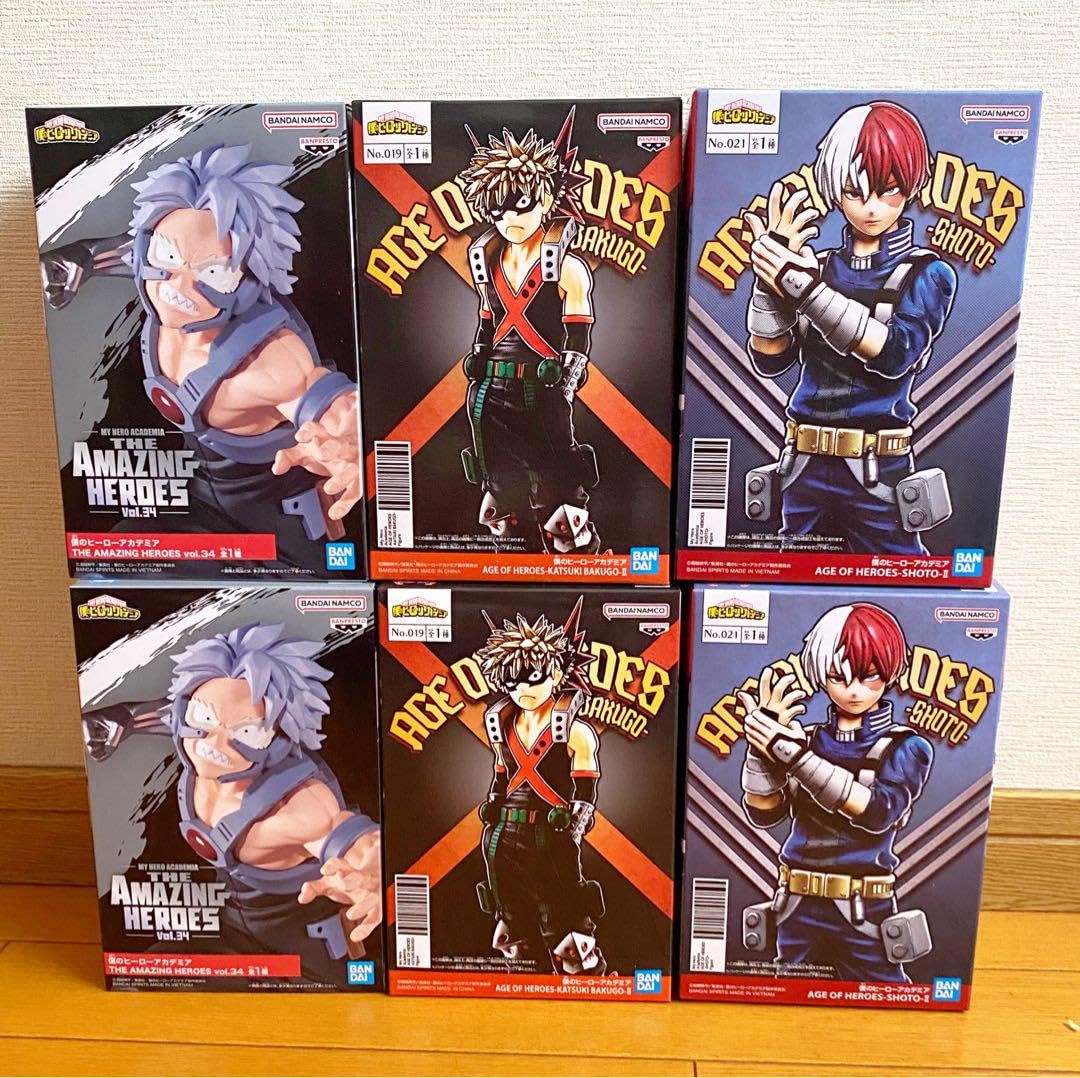 新品未開封：僕のヒーローアカデミア フィギュア 6種セット 僕のヒーローアカデミアフィギュア6体セット